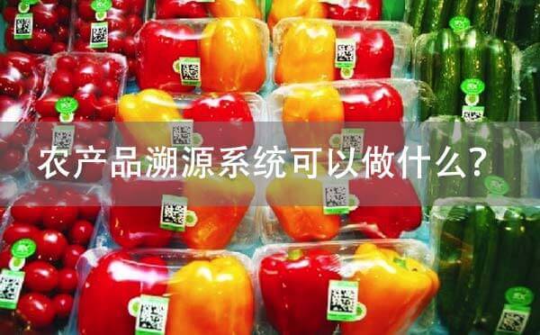 農(nóng)產(chǎn)品溯源系統(tǒng)可以做什么？
